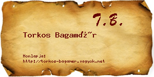 Torkos Bagamér névjegykártya